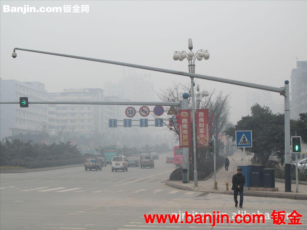 监控杆，摄象机杆，不锈钢杆，道路杆，球机监控杆
