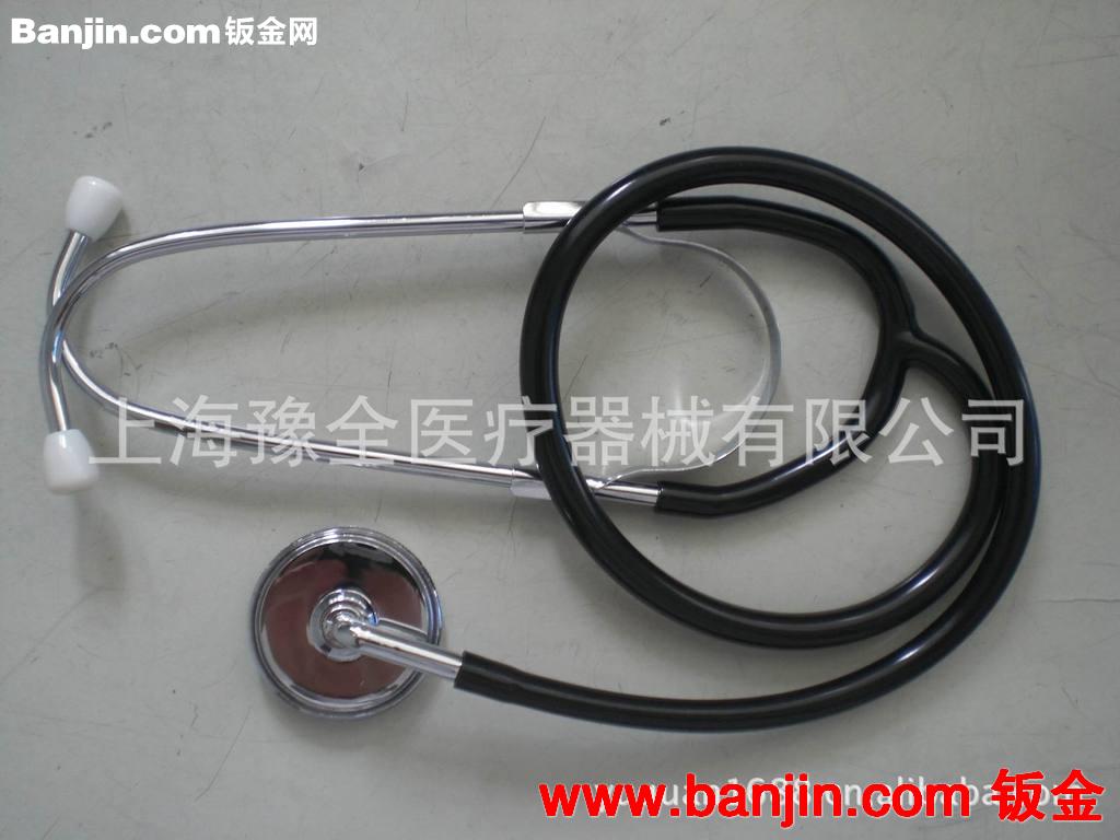 【高档典雅】高级全黑单用听诊器【音频效果好】