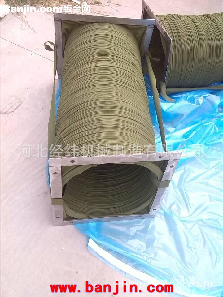 定做阻燃耐磨帆布伸缩软连接  圆筒式帆布软连接