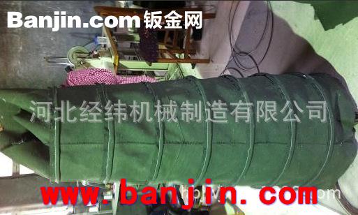 定做阻燃耐磨帆布伸缩软连接  圆筒式帆布软连接