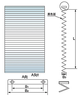 定做医疗设备方形风琴式防护罩浅灰色方形风琴防护罩
