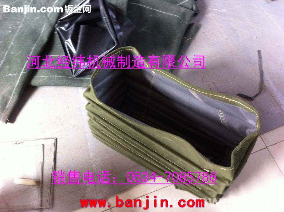 风机口专用帆布风管 圆形方形软连接