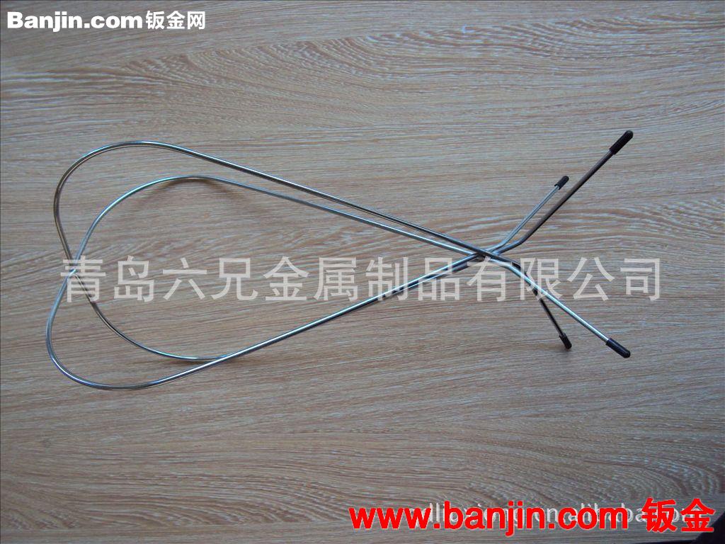 六兄批量生产假发支架，假发展示支架，铁丝镀铬展示架