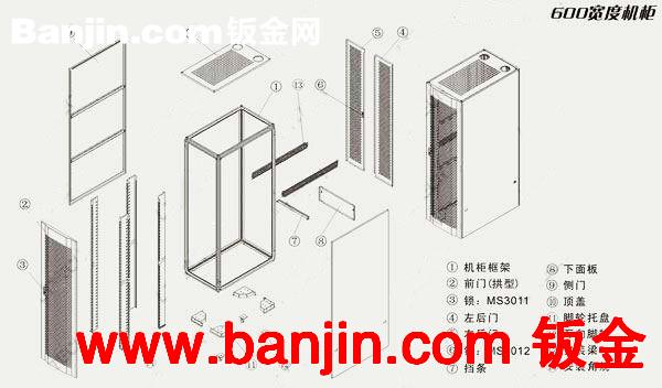 19英寸标准网络机柜，服务器机柜，成都网络机柜，