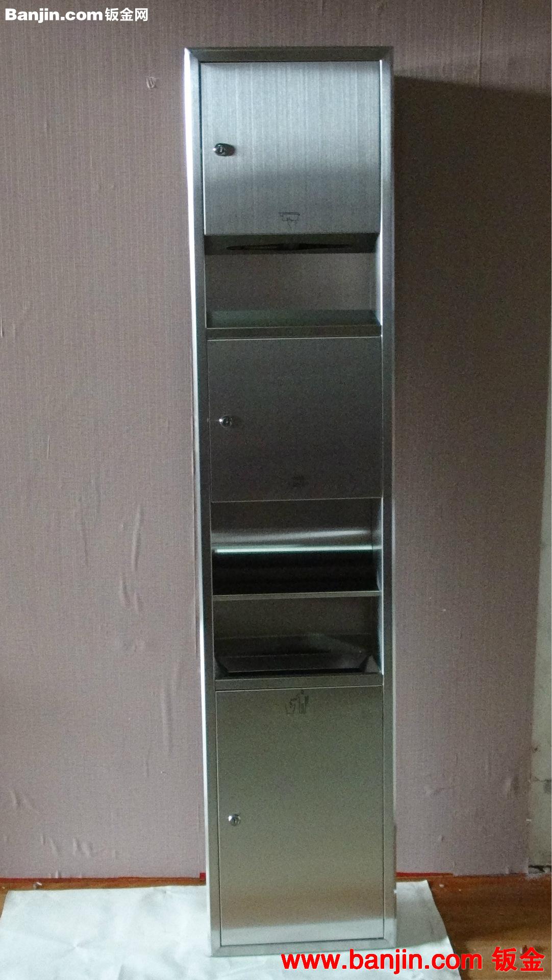 供应宾馆，酒店，写字楼用三和一不锈钢嵌入式手纸箱