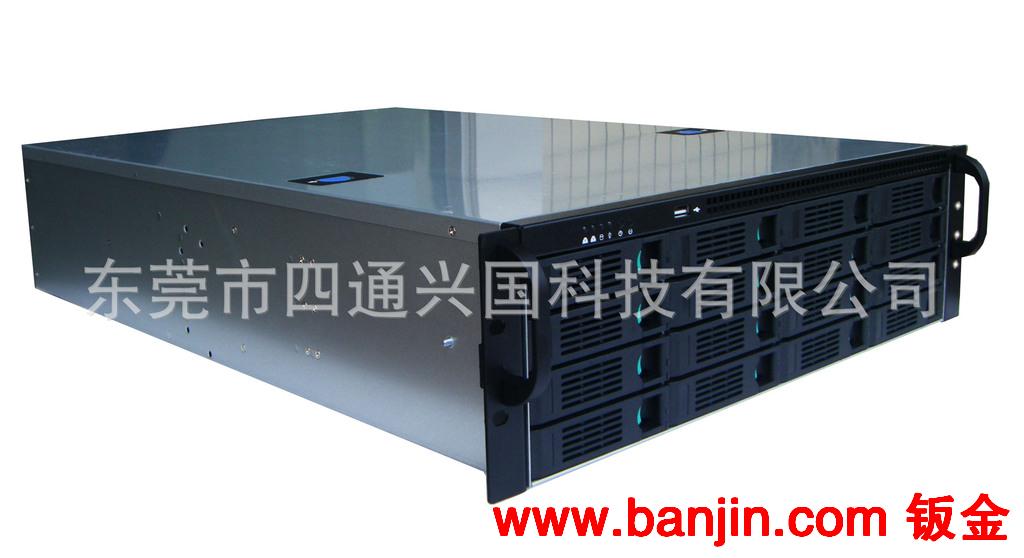数据集成存储服务器机箱 3U16盘位热插拔磁盘阵列柜 云计算网游