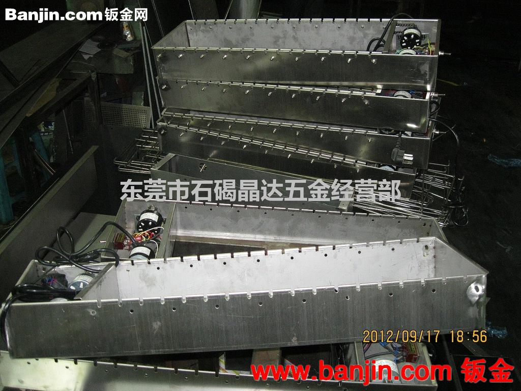 供应东莞数控钣金，电动烧烤炉，自动翻转烤烤炉，