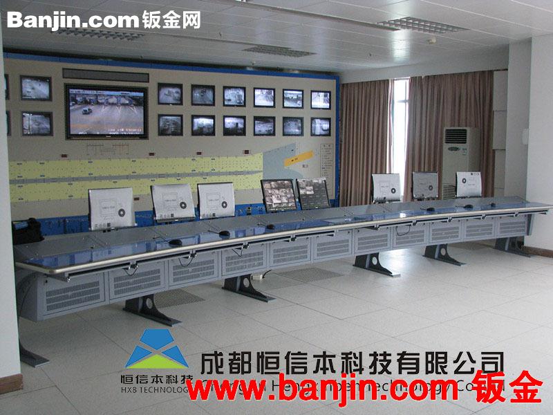 监控控制台，双层操作台，电视墙，成都钣金加工 成都钣金厂