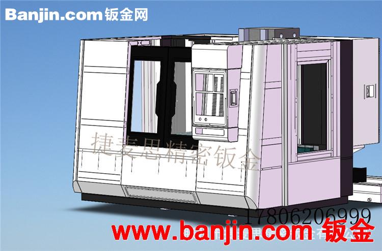 【实拍】钣金加工   数控机床外防护罩