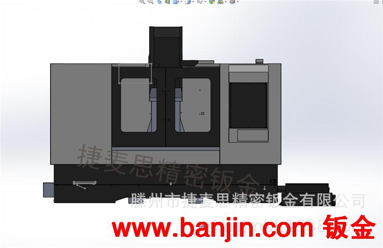 专业定做数控机床外防护罩 钣金加工外壳 激光切割加工