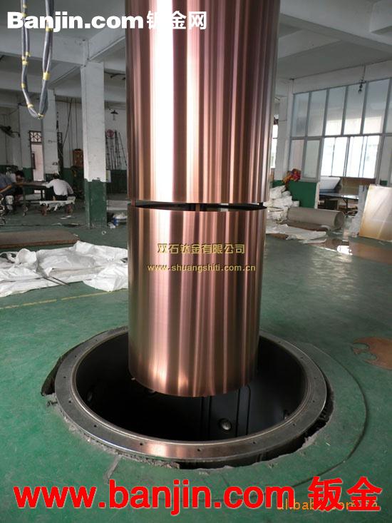不锈钢皮带架、挂衣架真空电镀红铜色、玫瑰金色