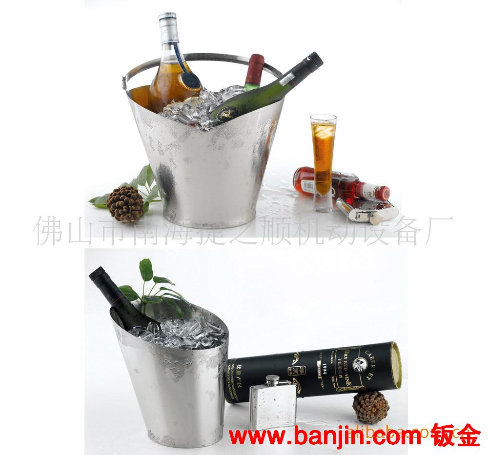供应冰桶 外贸出口SUS304香槟桶 冷却桶 冰镇桶 冰桶  酒吧冰桶