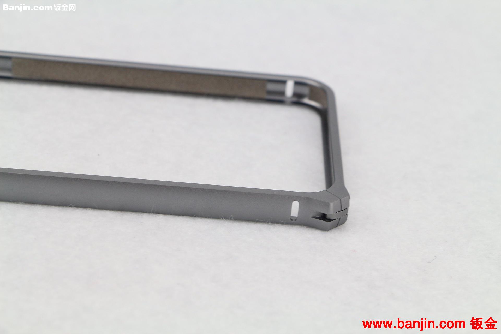 苹果iphone5/5s银灰色带按键金属边框外壳 iphone6纯铝边框外壳