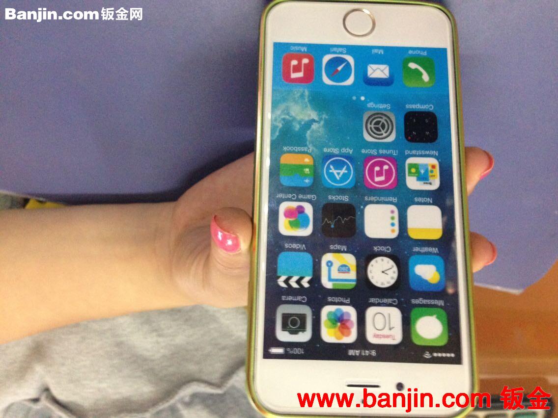 供应苹果iphone6 4.7寸铝边框双色/单色金边 大量现货