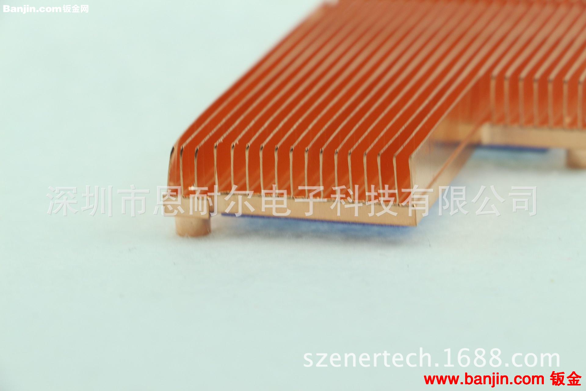 研发及生产纯铝精密铲齿散热器 工业挤压铝散热器 电子散热片