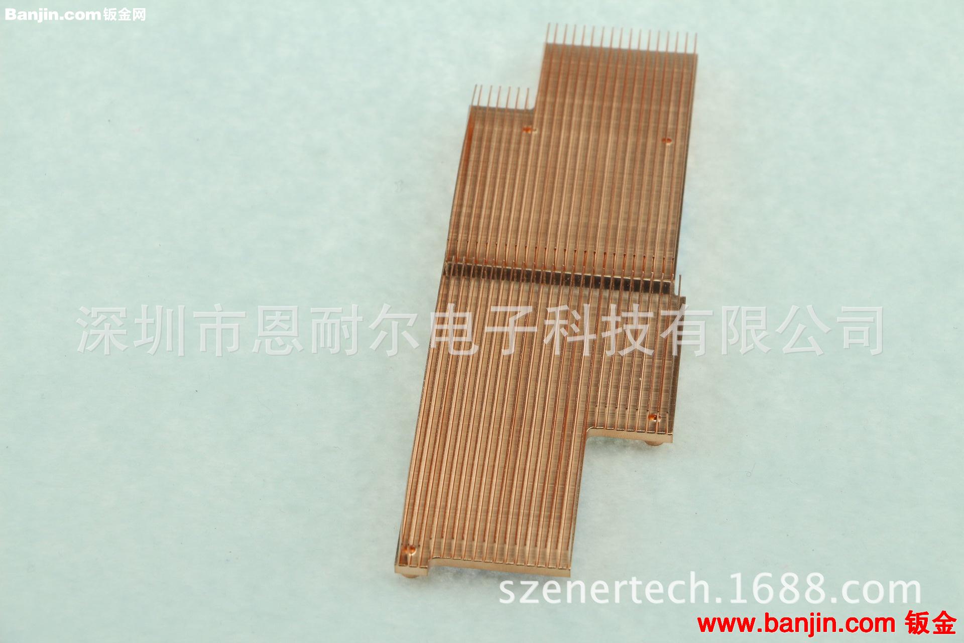 研发及生产纯铝精密铲齿散热器 工业挤压铝散热器 电子散热片