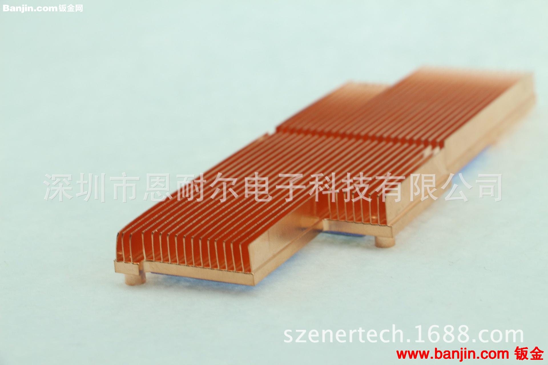 研发及生产纯铝精密铲齿散热器 工业挤压铝散热器 电子散热片