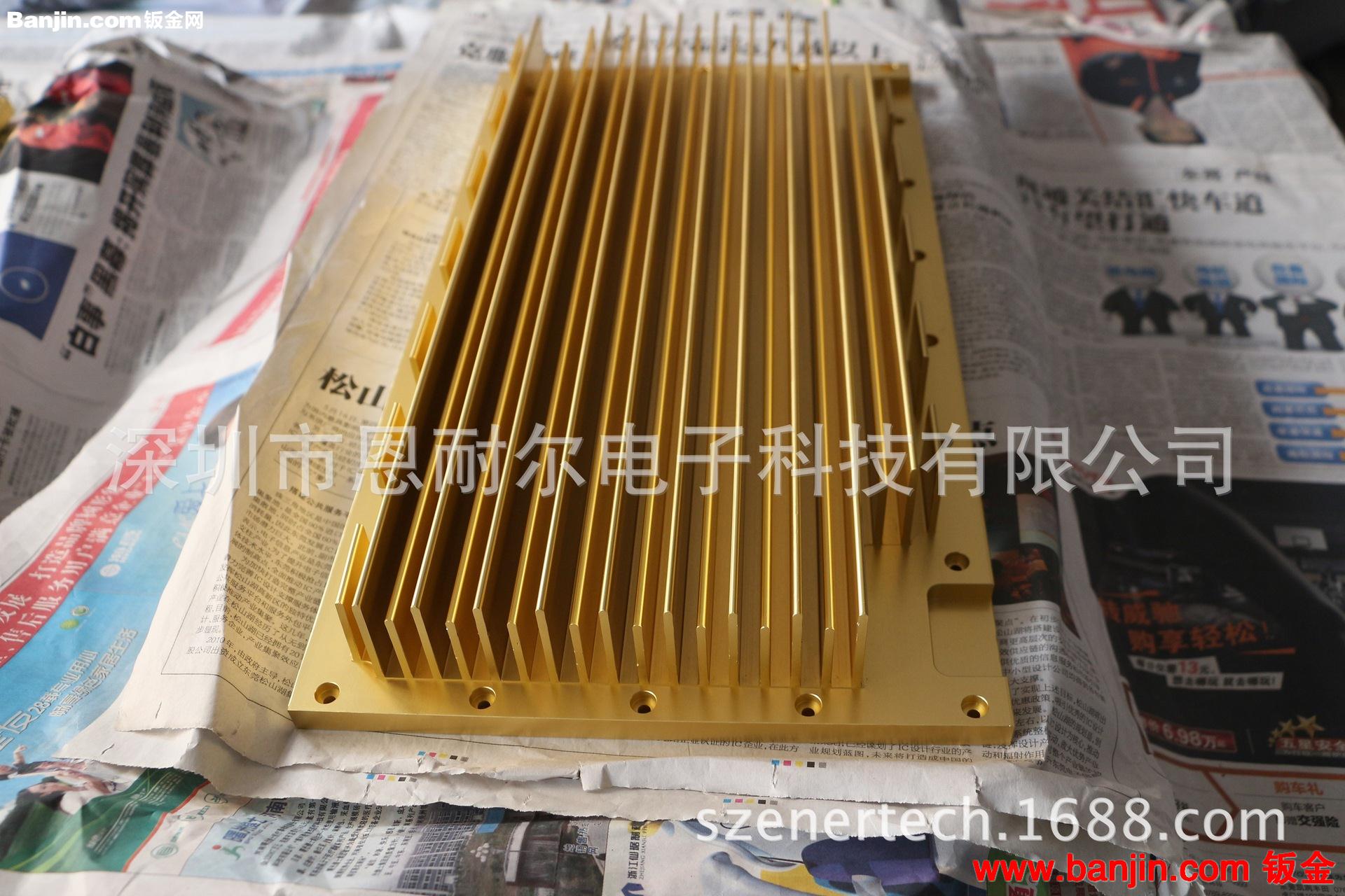 精密CNC加工散热器，工业级挤压散热器，LED服务器散热器