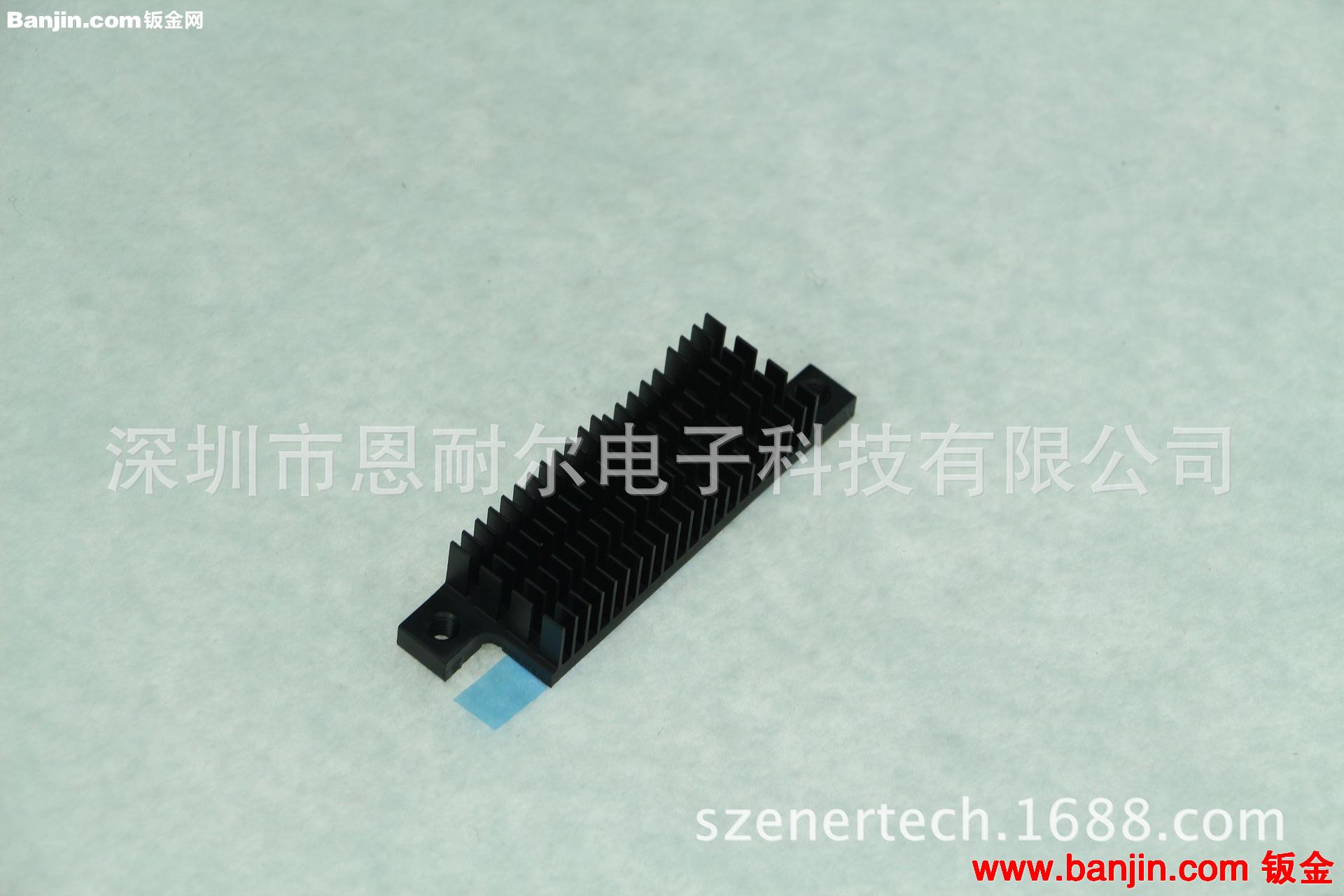 塘厦五金制品厂家供应挤压铝型材散热器 PC主板散热片 电子散热片