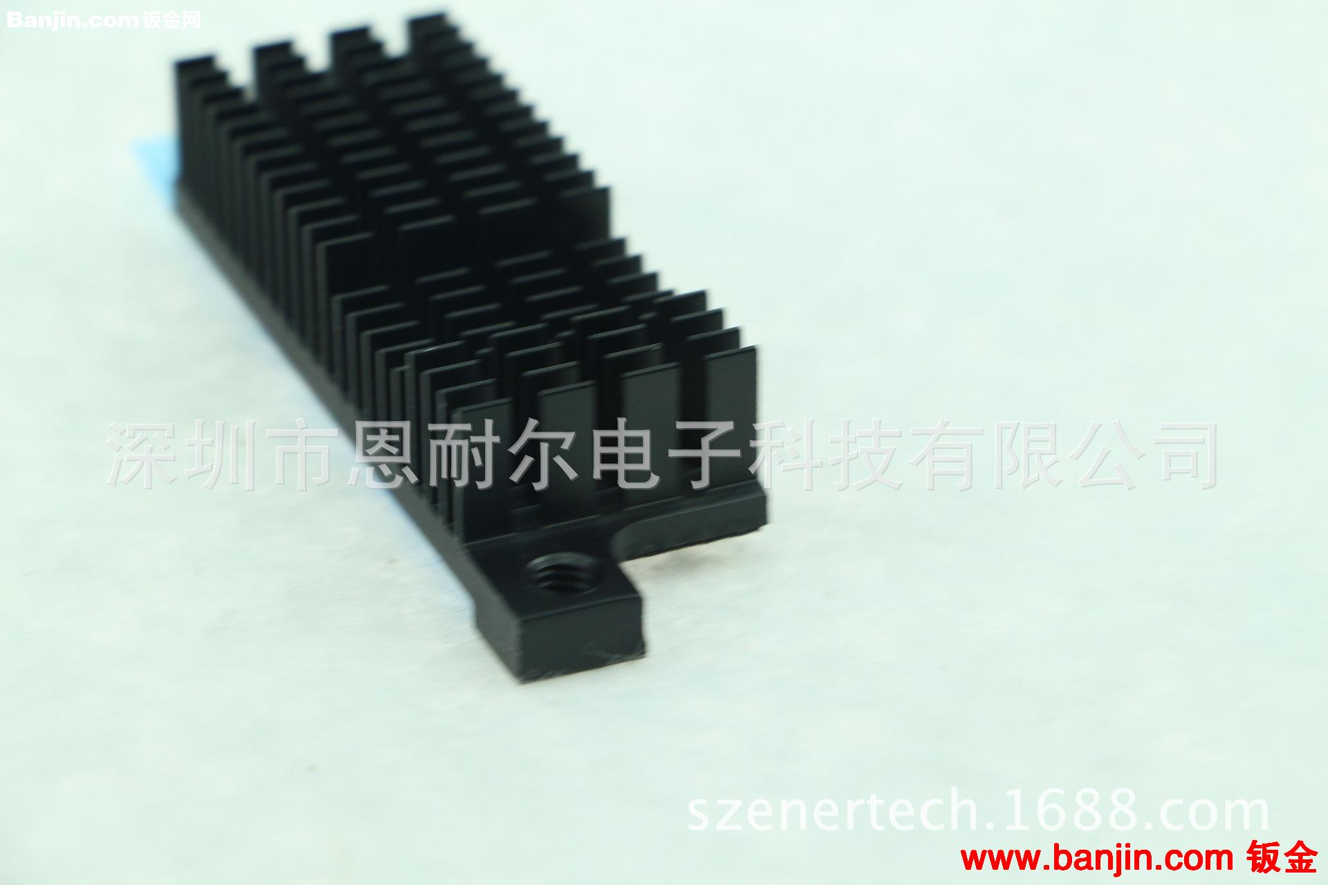 塘厦五金制品厂家供应挤压铝型材散热器 PC主板散热片 电子散热片