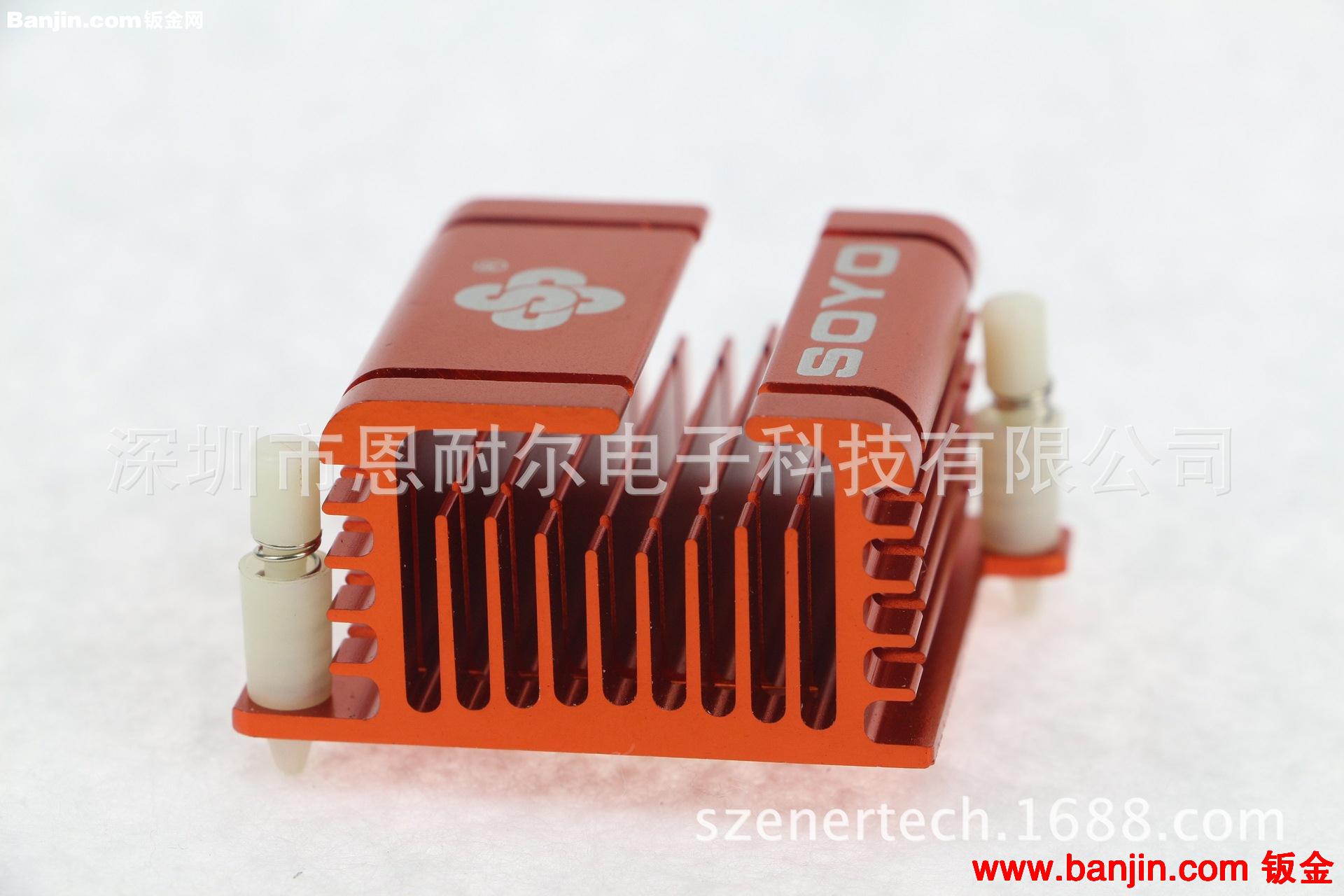 低功率电子主板散热器，显卡铝挤压散热片，铝合金散热器量身定做