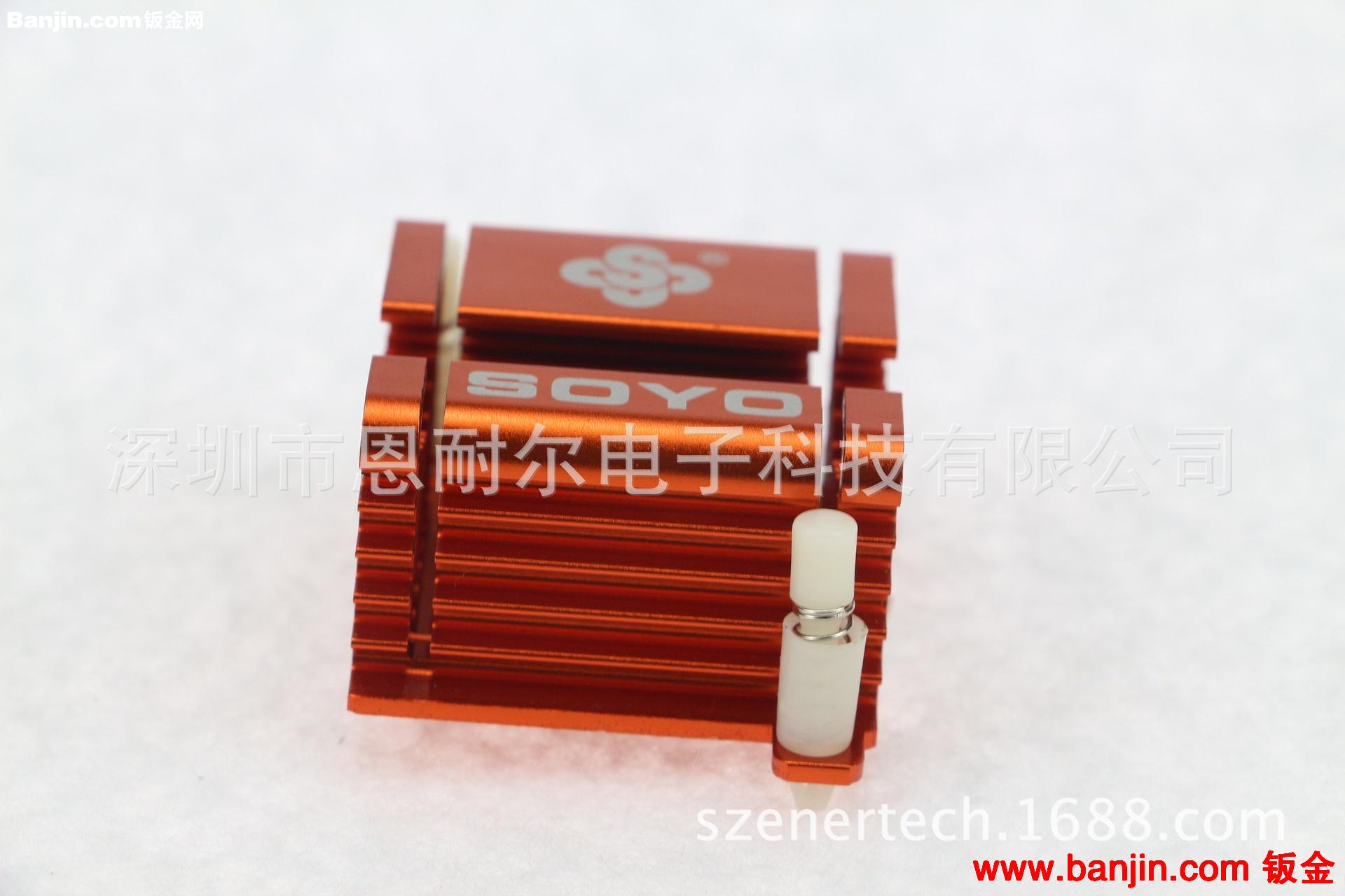 低功率电子主板散热器，显卡铝挤压散热片，铝合金散热器量身定做