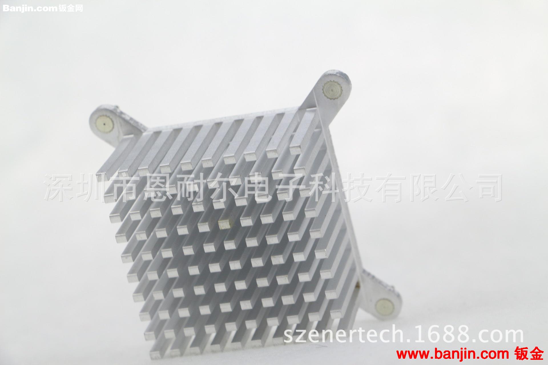 电脑主板芯片散热器，挤压铝散热器，42*42*22MM电子散热片，现货