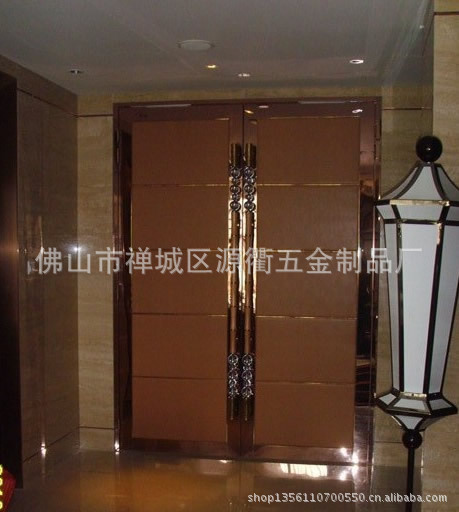 酒店电镀复古圆形拉手 304材质 表面拉丝 可来图订制 