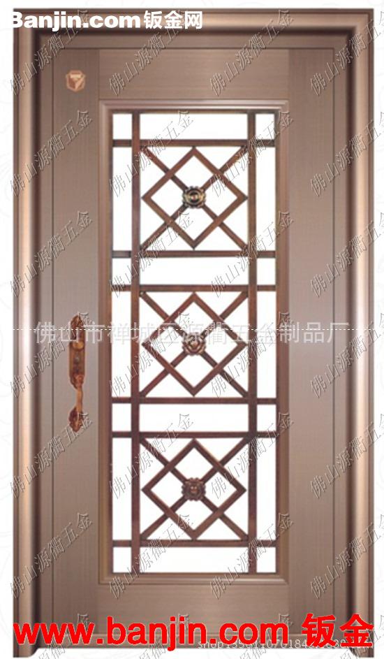 不锈钢雕花门 激光切割花不锈钢高档门
