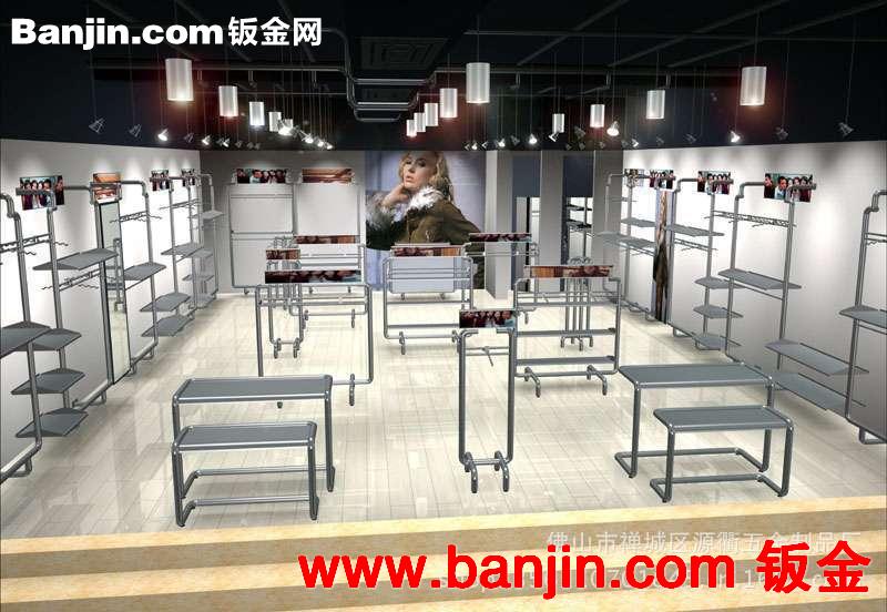 珠宝专卖店定制不锈钢装饰 高档拉丝不锈钢茶几
