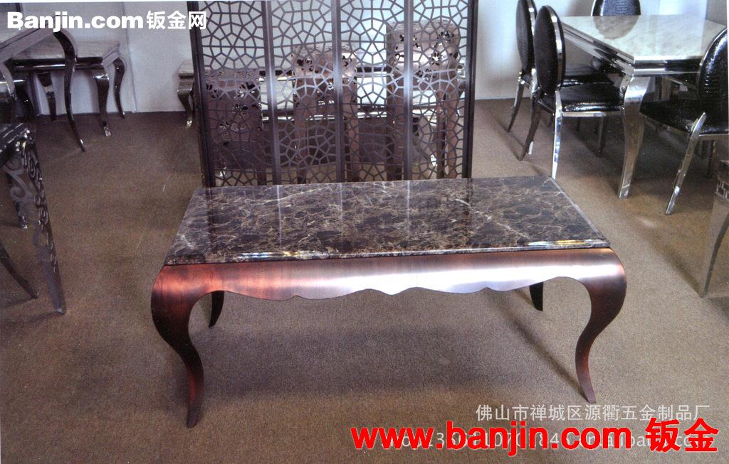 不锈钢家具餐桌脚加工 C型款