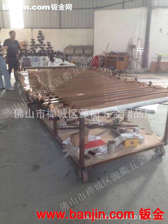 星级酒店豪华大门不锈钢拉手 可电镀青红古铜色 1500高