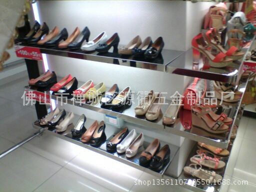 服装展示架 商场不锈钢服装道具 不锈钢衣架 定制商场不锈钢架
