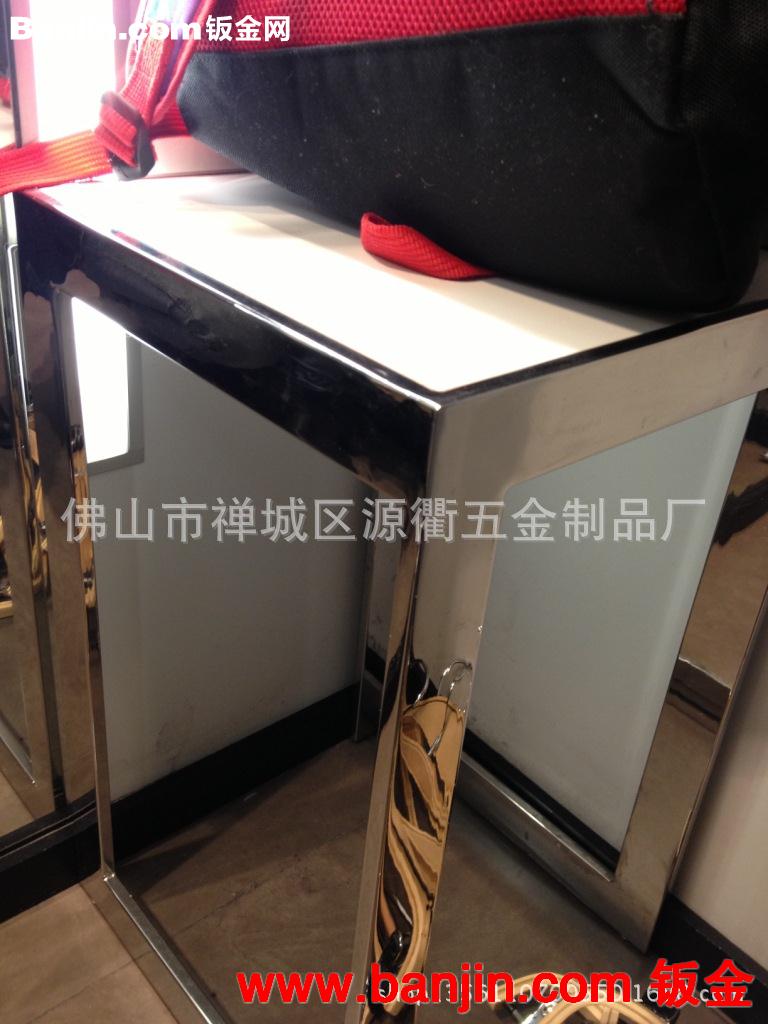 服装展示架 商场不锈钢服装道具 不锈钢衣架 定制商场不锈钢架