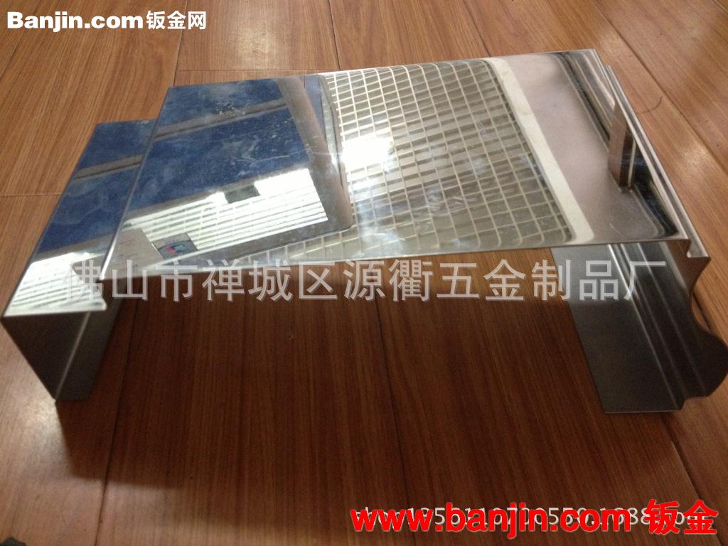大型不锈钢酒店造型 拉丝面装饰线条 折弯加工