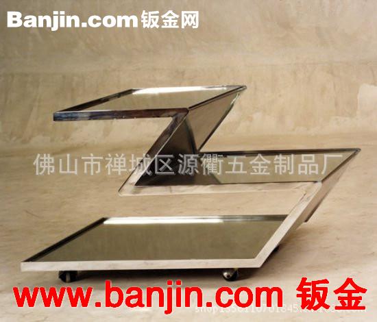 高级卖场不锈钢加工 不锈钢玫瑰金展示架定做