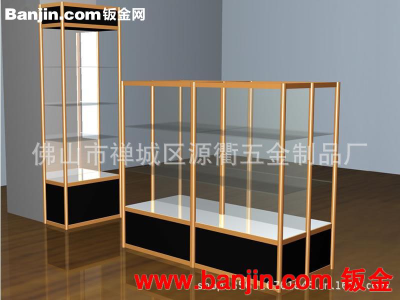 高级卖场不锈钢加工 不锈钢玫瑰金展示架定做