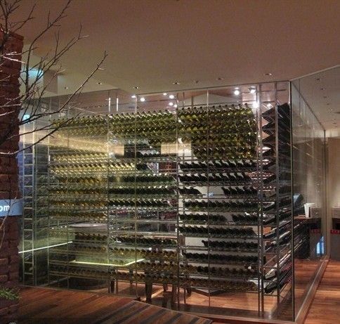 不锈钢红酒架 酒吧会所钛金不锈钢红酒展示架 可定做