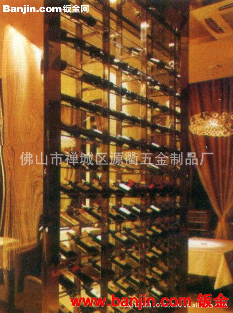 现代酒架厂家批发定做 品质保证 承接各种酒店KTV不锈钢酒架