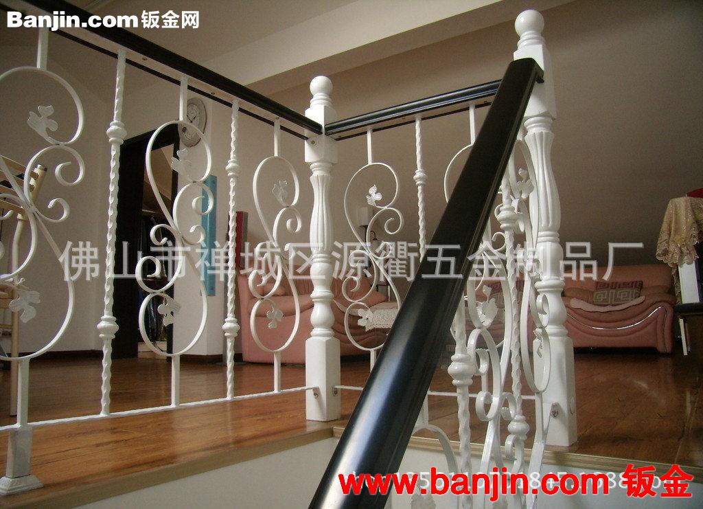 黑色围墙护栏 小区别墅墅铁艺栏杆 