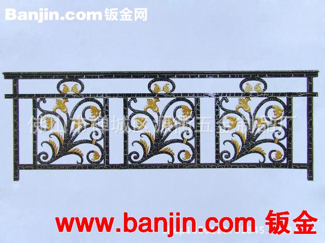 黑色围墙护栏 小区别墅墅铁艺栏杆 