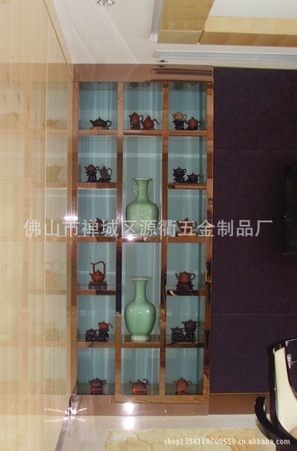 深圳地下酒吧不锈钢酒架 私会会所客厅玫瑰金红酒架加工