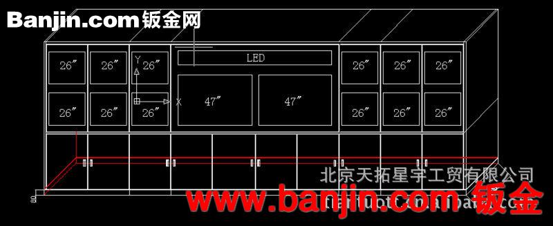 电视墙  监控电视墙 显示电视墙  专业钣金加工 支持混批