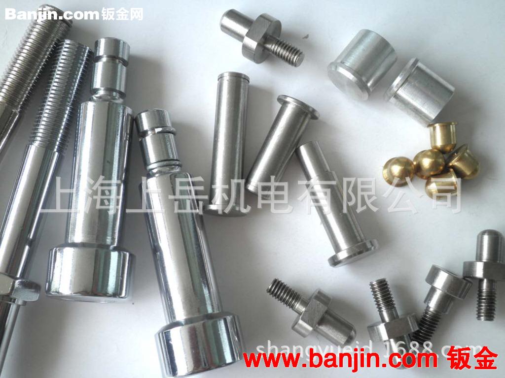 上海精密机械加工螺纹套管丝杆滚轮销轴OEM钣金加工冲压折弯铆焊