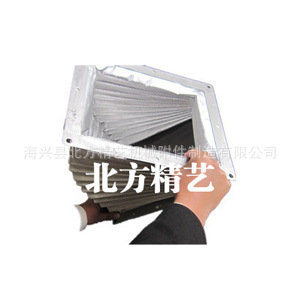 生产供应 法兰盘连接方筒型风管 耐高温风管	 带法兰风管 品质高