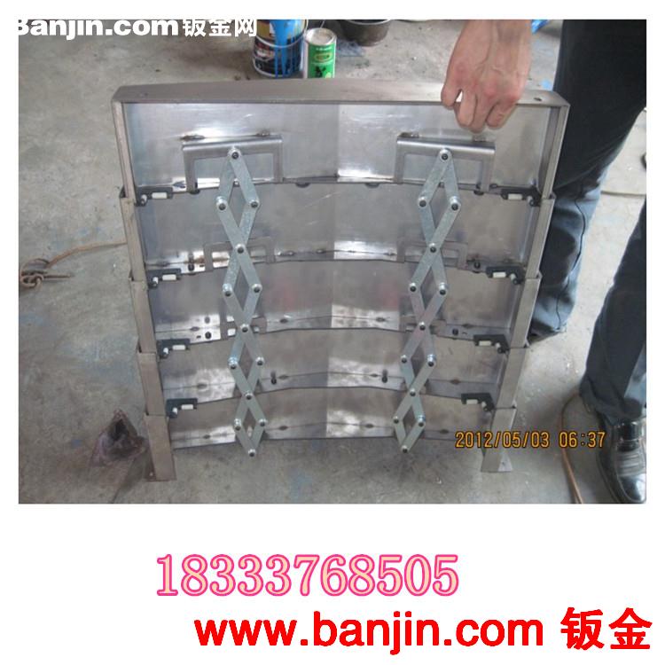 机床防护罩 机床钢板防护罩 机床导轨线轨防尘罩 数控机床防护罩