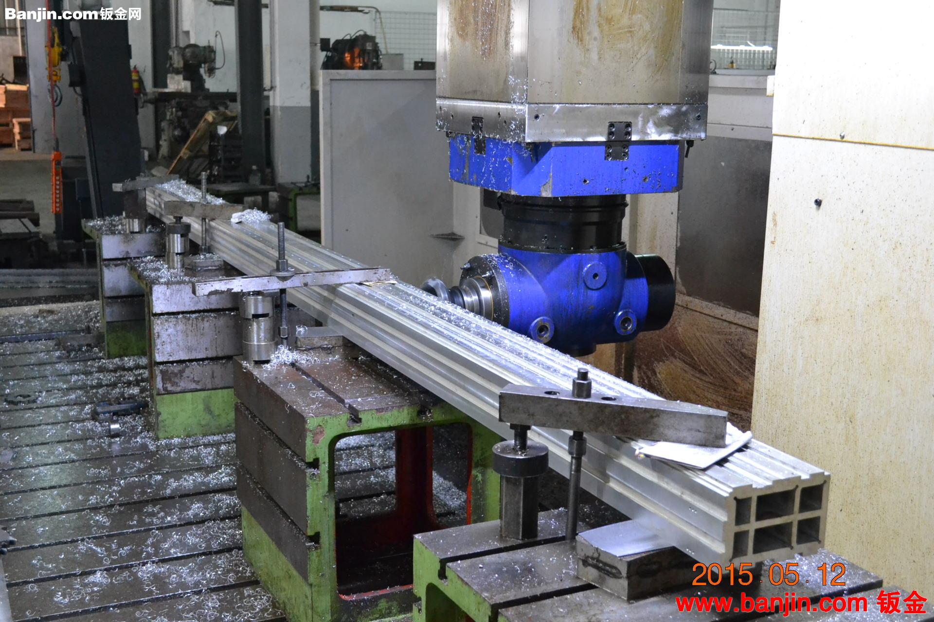 大长型铝型材CNC加工防变形0.05mm/6米