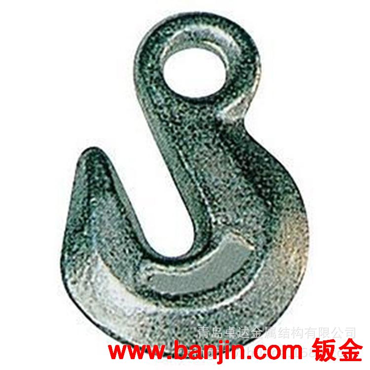 厂家直销 锚链钩 起重吊钩 环眼吊钩 J型钩 量大从优