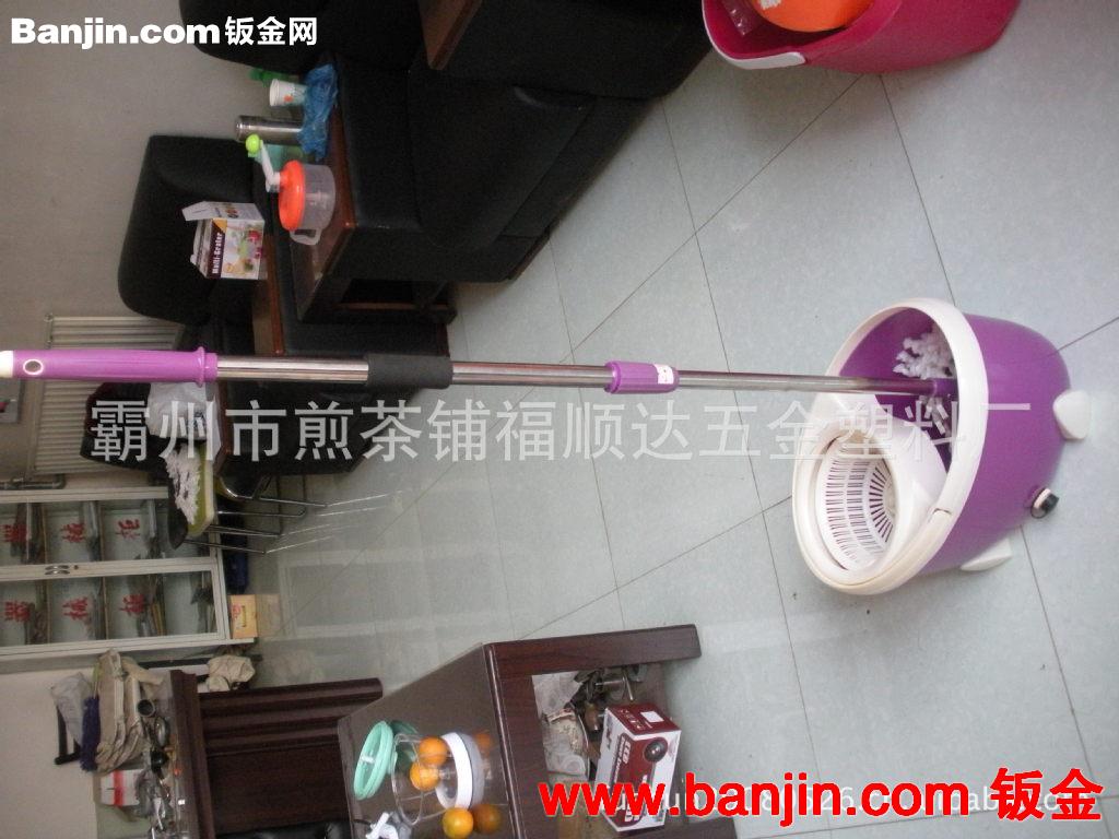 厂家直销不锈钢QQ桶拖把，自动旋转脱水拖把，墩布旋转拖把