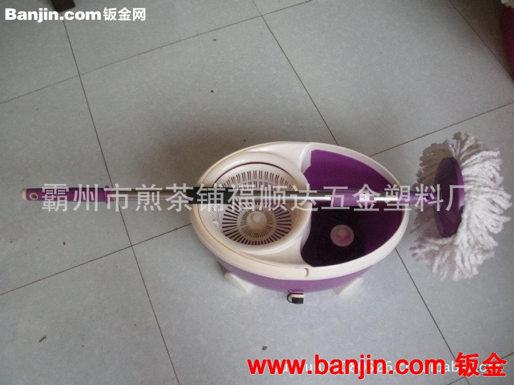 厂家直销不锈钢QQ桶拖把，自动旋转脱水拖把，墩布旋转拖把